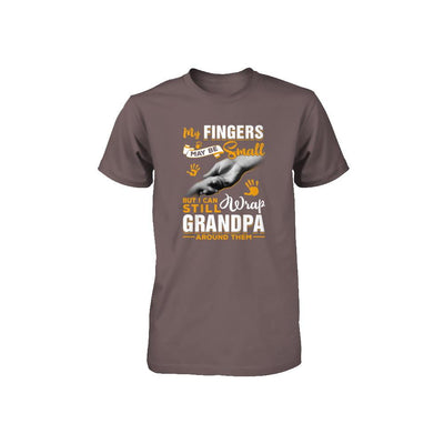 My Fingers May Be Small But I Can Still Wrap Grandpa Youth-Youth Shirt-Youth T-Shirt-Asphalt