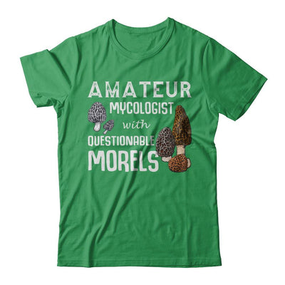 Amateur Mycologist With Questionable Morels-T-Shirt & Hoodie-Premium T-Shirt-Kelly Green