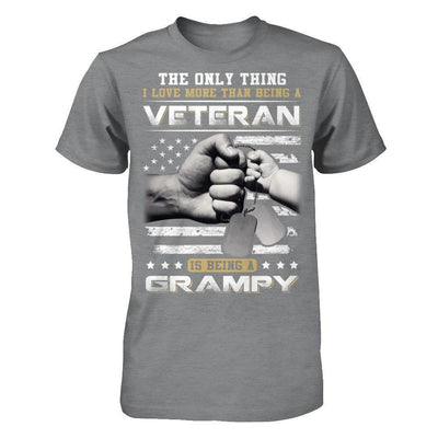 I Love More Than Being A Veteran Is Being A Grampy-T-Shirt & Hoodie-Classic T-Shirt-Sport Grey