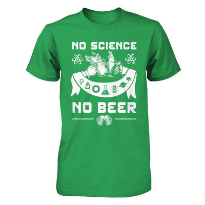 No Science No Beer March For Science-T-Shirt & Hoodie-Premium T-Shirt-Kelly Green