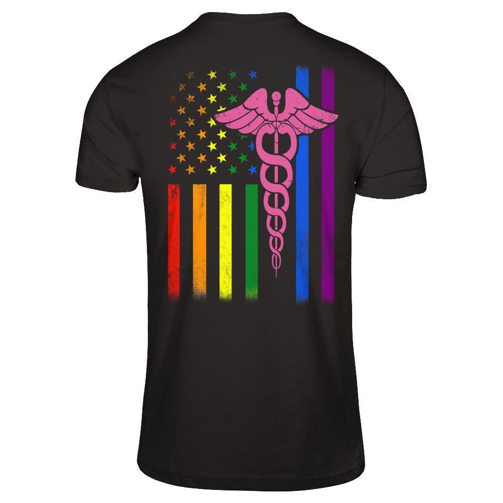 Nurse Rainbow Lgbt Flag Pride Lesbian Gay Super Stronger