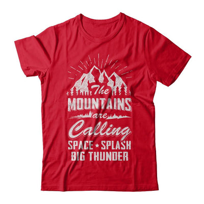 The Mountains Are Calling Space Splash Big Thunder-T-Shirt & Hoodie-Premium T-Shirt-Red