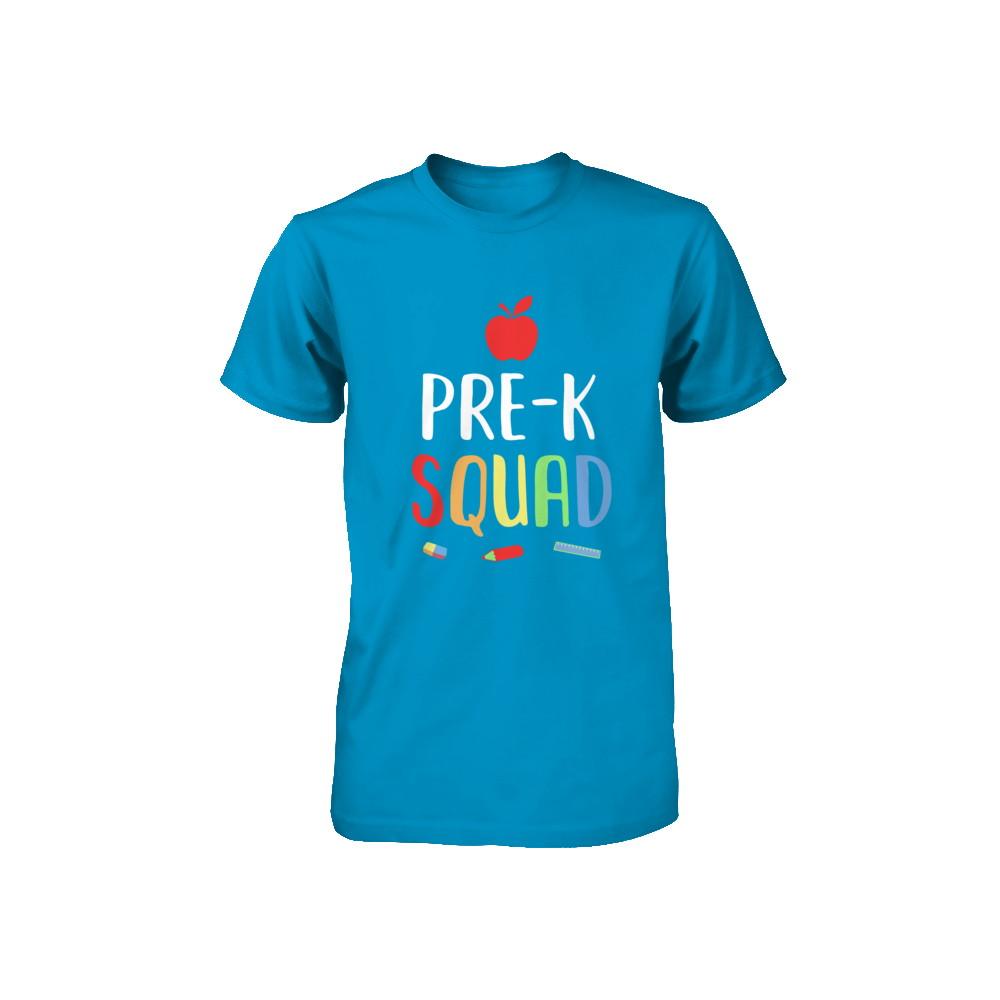 Pre-K Preschool Squad Back To School Teacher Gift Youth-Youth Shirt-