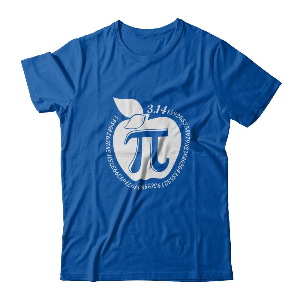 Apple Pi Math Happy Pi Day Teacher-T-Shirt & Hoodie-Premium T-Shirt-Royal
