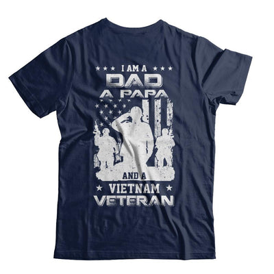 I'm A Dad A Papa And A Vietnam Veteran-T-Shirt & Hoodie-Classic T-Shirt-Navy