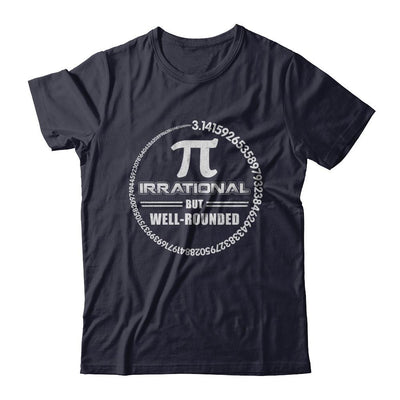 Pi Irrational But Well Rounded Pi Day 2021-T-Shirt & Hoodie-Premium T-Shirt-Midnight Navy