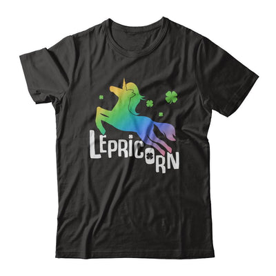 Lepricorn Funny St. Patrick's Day Unicorn Leprechaun-T-Shirt & Hoodie-Premium T-Shirt-Black