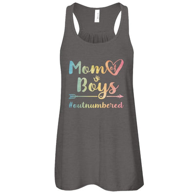 Mom Of Boys Outnumbered-T-Shirt & Tank Top-