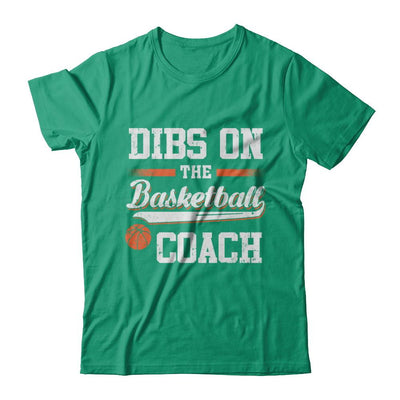 Dibs On The Coach Basketball-T-Shirt & Hoodie-Classic T-Shirt-Kelly Green
