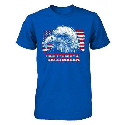 Usa Pride Merica Mullet Eagle 4Th Of July-T-Shirt & Hoodie-Premium T-Shirt-Royal