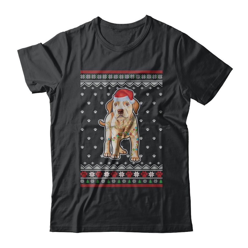 Labrador Christmas Ugly Sweater Lights Dog Xmas Gift