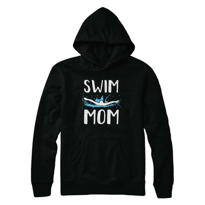 Swim Mom Funny Swimming Mothers Day Gift-T-Shirt & Hoodie-Pullover Hoodie-Black