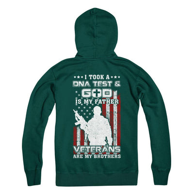 I Took A Dna Test God Is My Father Veterans Brothers-T-Shirt & Hoodie-Pullover Hoodie-Deep Forest