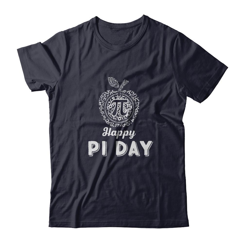 Happy Pi Day Math Teacher-T-Shirt & Hoodie-Premium T-Shirt-Midnight Navy