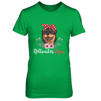 Rottweiler Mom Gift For Women Dog Lover-T-Shirt & Hoodie-Women's T-Shirt-Irish Green