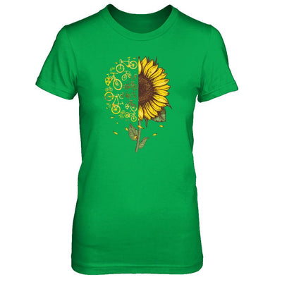 Sunflower Cycling Cycle-T-Shirt & Tank Top-Women's T-Shirt-Irish Green