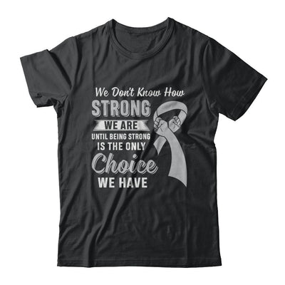 Being Strong Choice Parkinson's Disease Brain Cancer-T-Shirt & Hoodie-Classic T-Shirt-Black