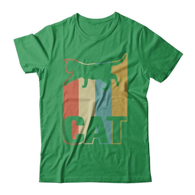Classic Vintage Retro Style Cat-T-Shirt & Hoodie-Premium T-Shirt-Kelly Green