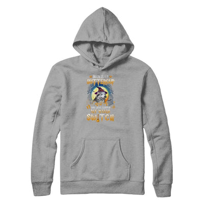 Buckle Up Buttercup Halloween Witch Husky Costume-T-Shirt & Tank Top-Pullover Hoodie-Light Steel