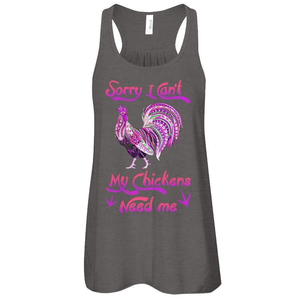 Rise Castle Sorry I Cant My Chickens Need Me-T-Shirt & Tank Top-