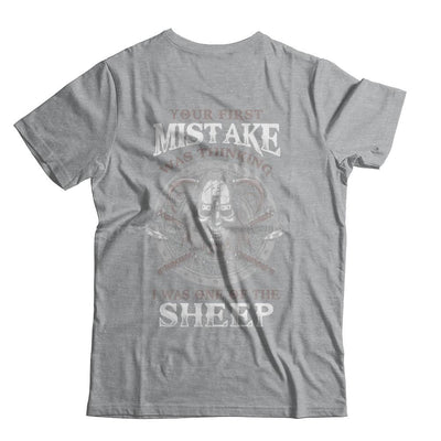 Your First Mistake Was Thinking Valhalla Viking-T-Shirt & Hoodie-Classic T-Shirt-Sport Grey