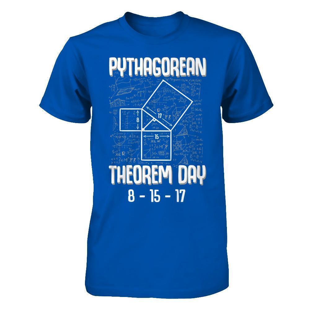 Pythagorean Theorem Day 8-15-17-T-Shirt & Hoodie-Premium T-Shirt-Royal