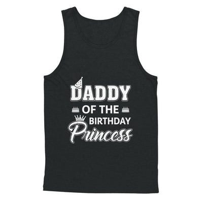Daddy Of The Birthday Princess Fathers Day-T-Shirt & Hoodie-Unisex Tank-Black