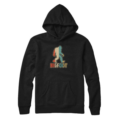 Classic Vintage Retro Style BigFoot-T-Shirt & Tank Top-Pullover Hoodie-Black