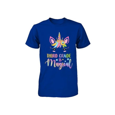 Third Grade is magical Unicorn Back to School 3rd Grade Youth-Youth Shirt-