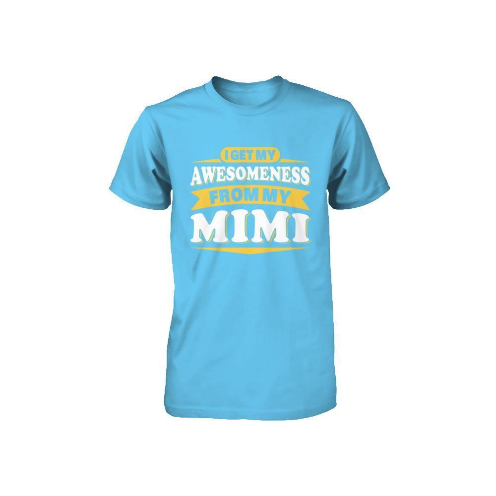 I Get My Awesomeness From My Mimi Youth-Youth Shirt-Toddler T-Shirt-Light Blue