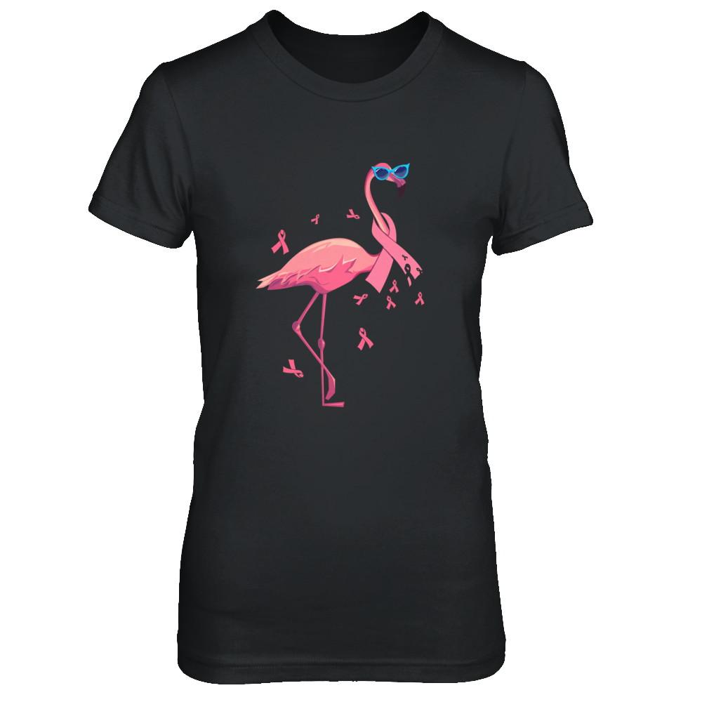 Flamingo Pink Ribbon Breast Cancer Awareness Gift