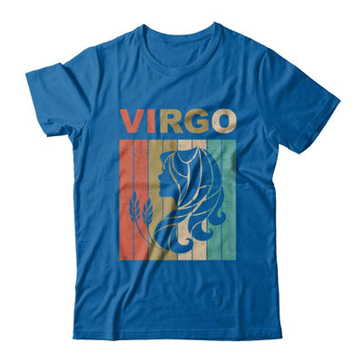 Vintage Virgo Zodiac August September Birthday Gift-T-Shirt & Hoodie-Classic T-Shirt-Royal