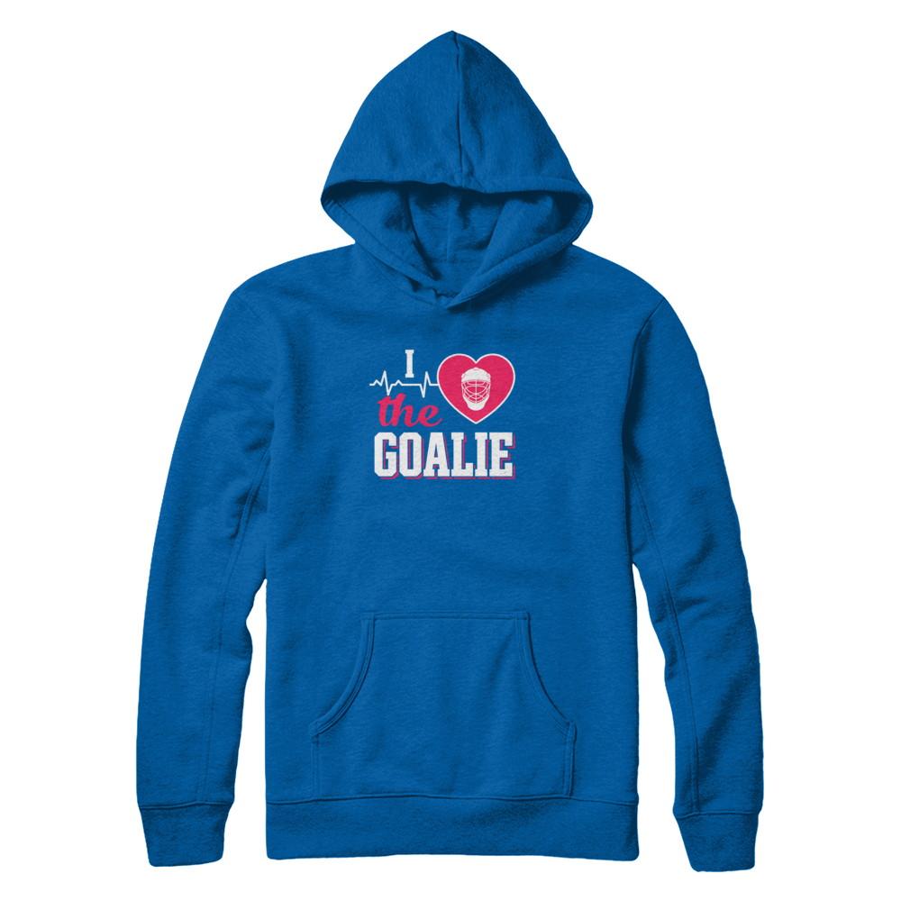 I Love The Goalie Soccer Hockey Goal Keeper-T-Shirt & Tank Top-Pullover Hoodie-Royal
