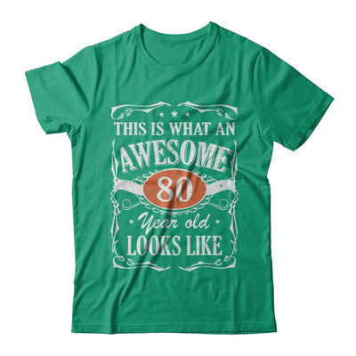 Vintage This Is What An Awesome 80 Year Old 1941 Birthday-T-Shirt & Hoodie-Classic T-Shirt-Kelly Green
