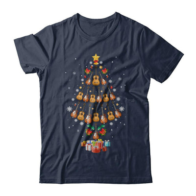 Music Guitar Christmas Tree Merry Xmas Gift-T-Shirt & Sweatshirt-Classic T-Shirt-Navy