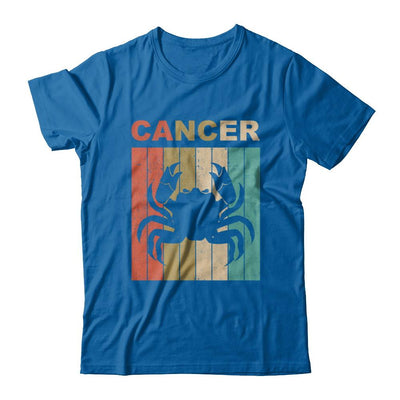 Vintage Cancer Zodiac June July Birthday Gift-T-Shirt & Hoodie-Classic T-Shirt-Royal