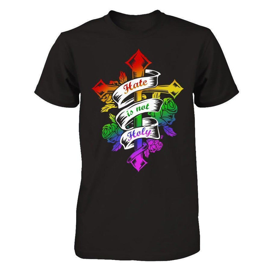 Hate Is Not Holy-T-Shirt & Hoodie-Premium T-Shirt-Black
