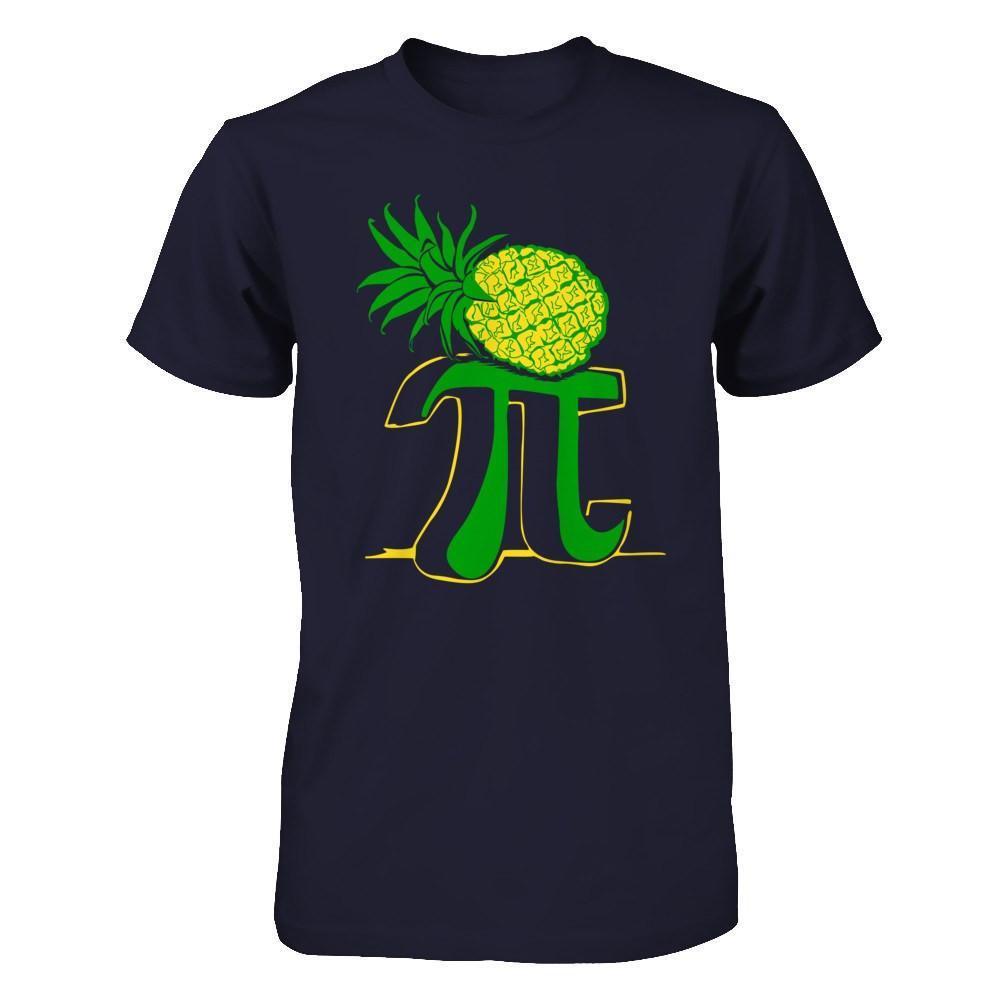 Funny Pi-Neapple Tshirt - Pi Day 2017 Gift Tee-T-Shirt & Hoodie-Premium T-Shirt-Midnight Navy