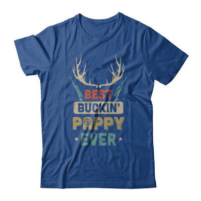 Vintage Best Buckin' Pappy Ever Deer Hunting-T-Shirt & Hoodie-Classic T-Shirt-Royal
