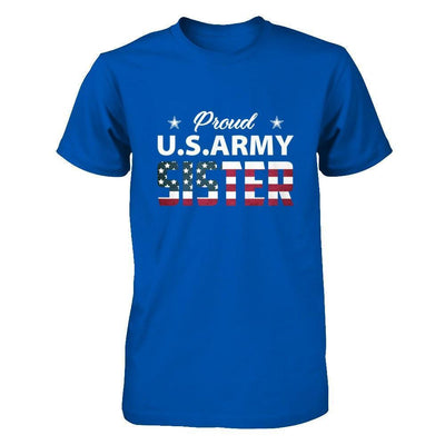 Proud Us Army Sister-T-Shirt & Hoodie-Premium T-Shirt-Royal