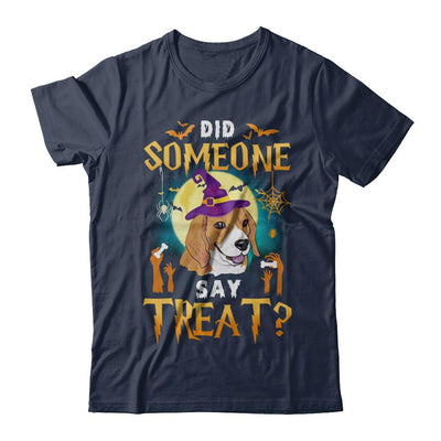 Did Someone Say Treat Beagle Halloween Costume-T-Shirt & Hoodie-Classic T-Shirt-Navy