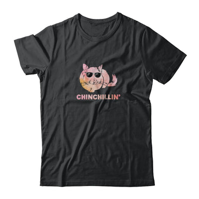 Chinchillin' Funny Chinchilla Lovers-T-Shirt & Tank Top-Classic T-Shirt-Black
