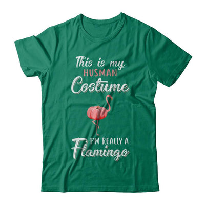 This Is My Human Costume I'm Really A Flamingo Halloween-T-Shirt & Hoodie-Classic T-Shirt-Kelly Green