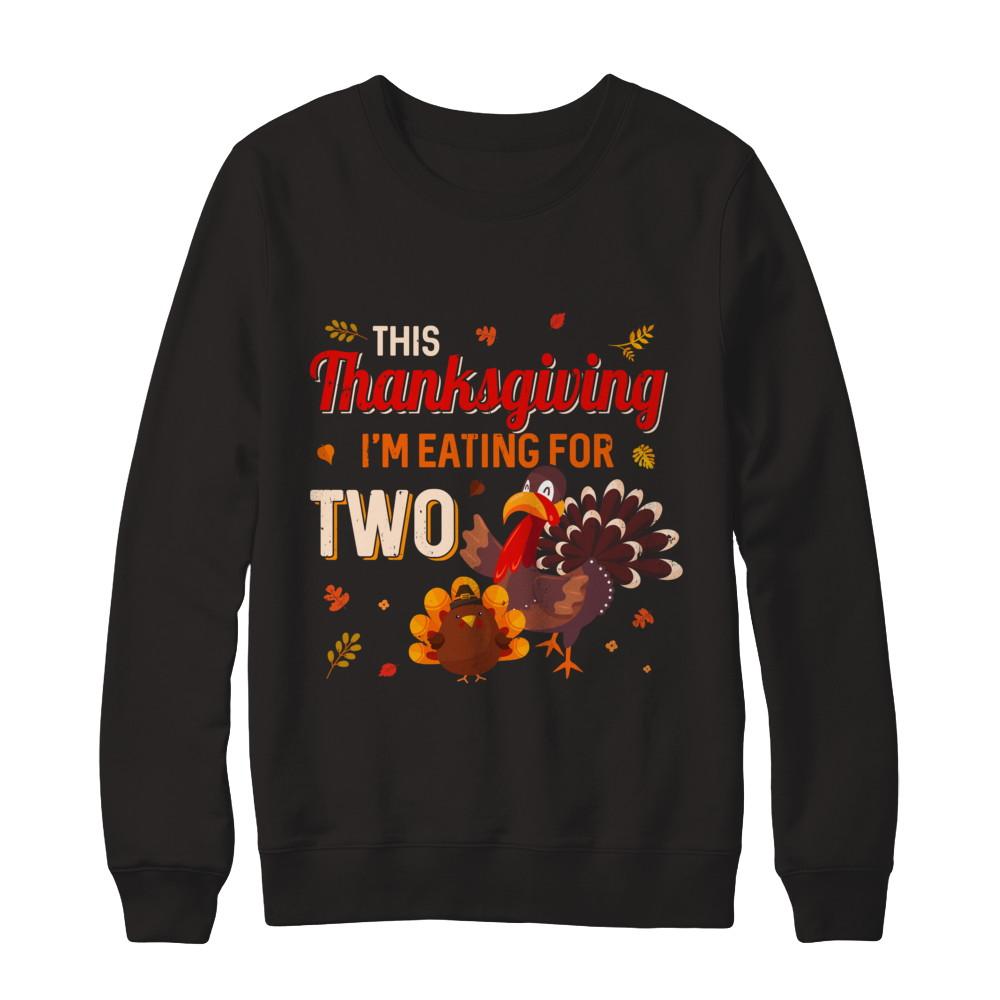 Thanksgiving Pregnancy Announcement I'm Eating For Two