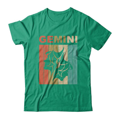 Vintage Gemini Zodiac May June Birthday Gift-T-Shirt & Hoodie-Classic T-Shirt-Kelly Green
