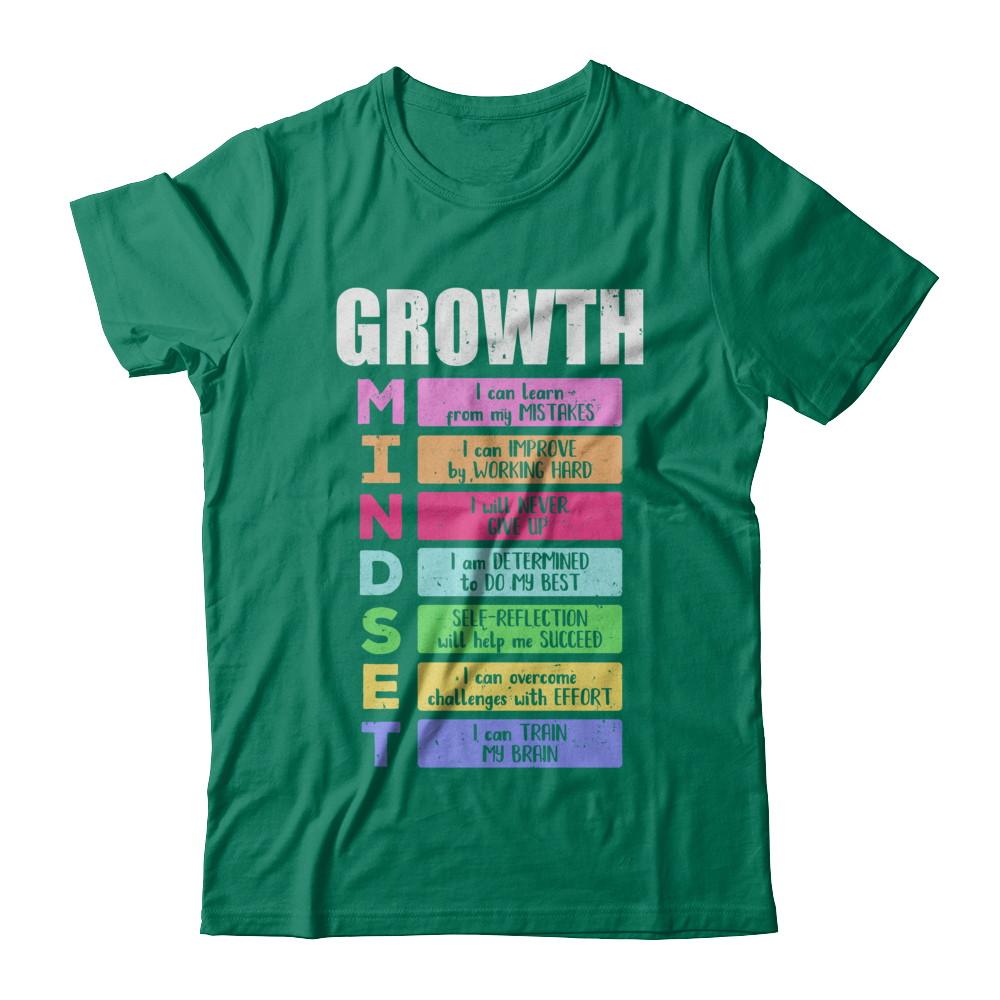 Growth Mindset-T-Shirt & Hoodie-Classic T-Shirt-Kelly Green
