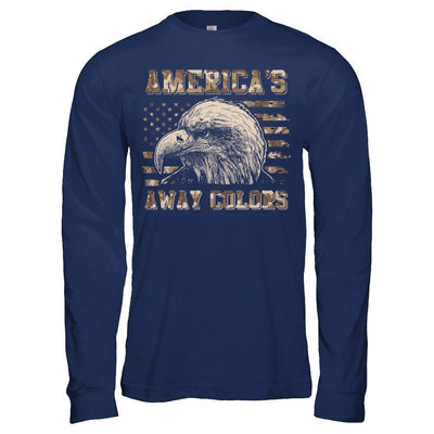 America's Away Colors-T-Shirt & Hoodie-Long Sleeve T-Shirt-Navy