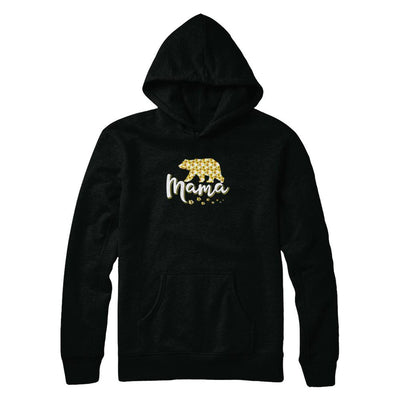 Sunflower Bear Mothers Day Gift Flowers Mama Floral-T-Shirt & Tank Top-Pullover Hoodie-Black