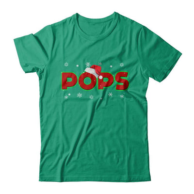Pops Christmas Santa Ugly Sweater Gift-T-Shirt & Sweatshirt-Classic T-Shirt-Kelly Green