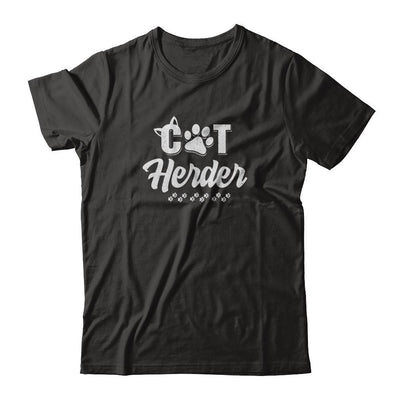 Cat Herder Funny Herding Cats Gift-T-Shirt & Tank Top-Classic T-Shirt-Black